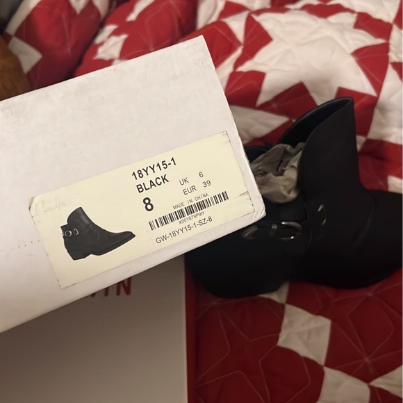 Black New Booties with Box - Picture 5 of 5